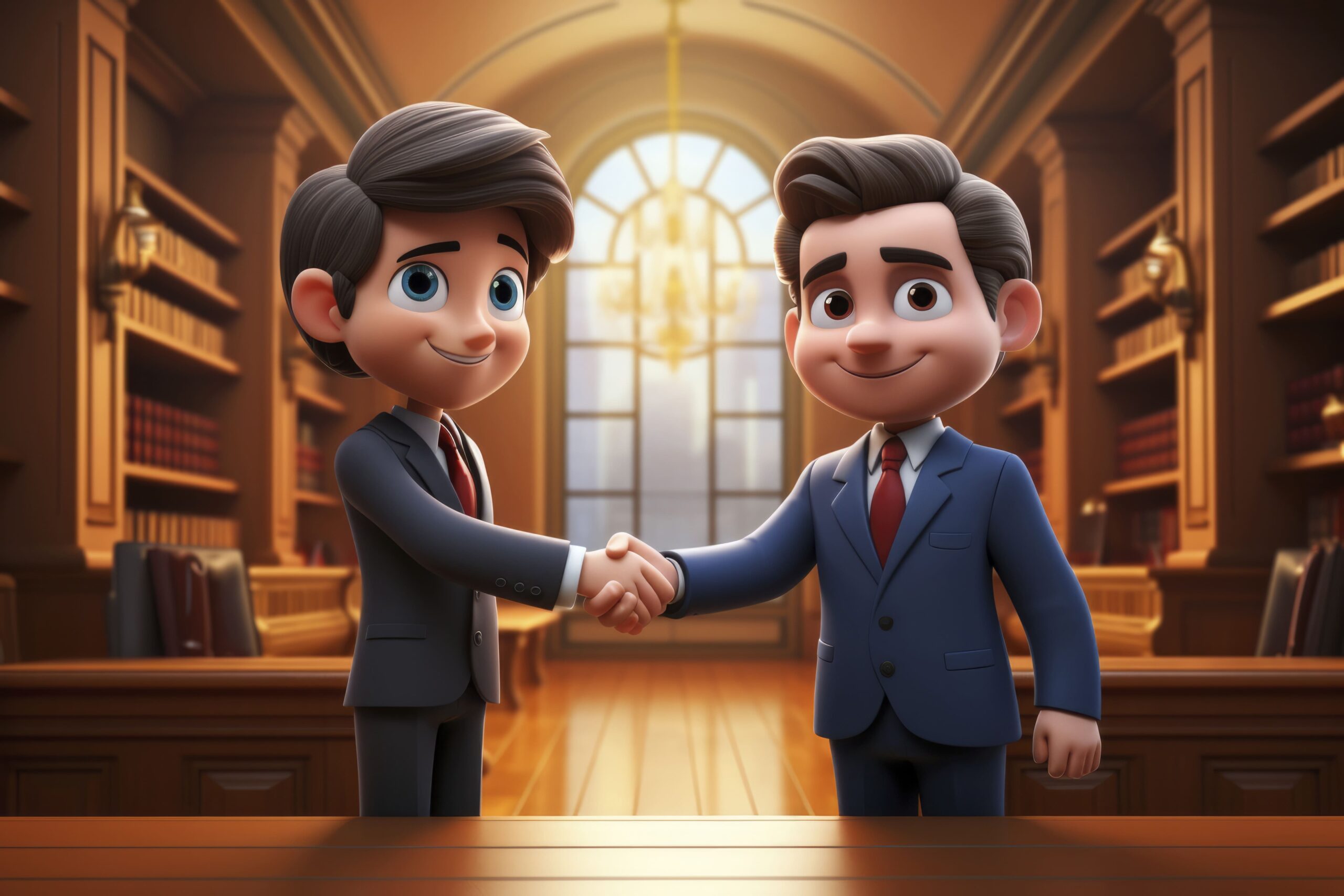 view-3d-lawyer-client-hand-shake view-3d-lawyer-client-hand-shake